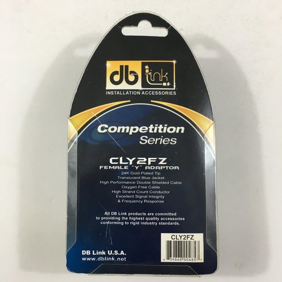 DB LINK Double Shielded RCA Y Adapter 2 Female RCA to 1 Male RCA Y Cable CLY2FZ - Picture 3 of 4